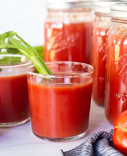 Homemade Tomato Juice Recipe