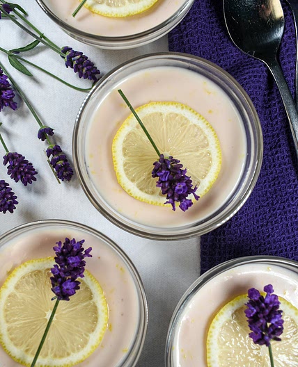 Lavender Lemon Posset