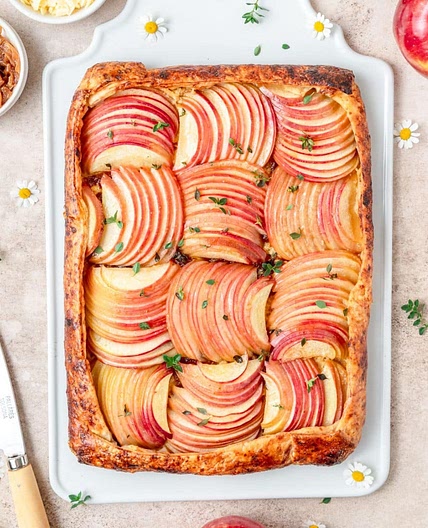 Apple Cheddar Galette
