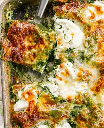 Green Goddess Sheet Pan Lasagna