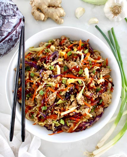 Keto Egg Roll in a Bowl