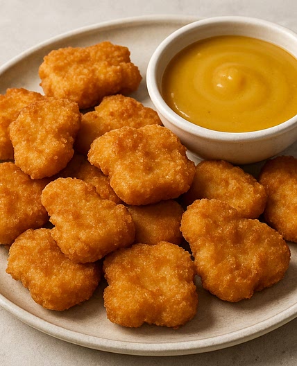Chicken Nuggets With Honey Mustard Dipping Sauce