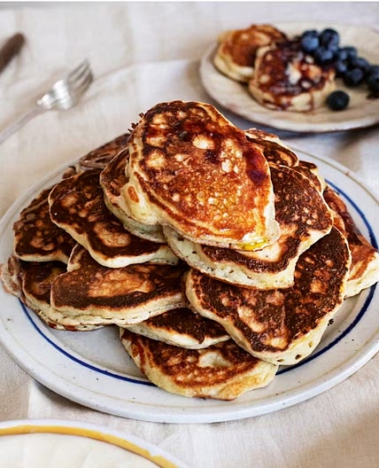 Ottolenghi Buttermilk Pancakes with Date Butter Syrup