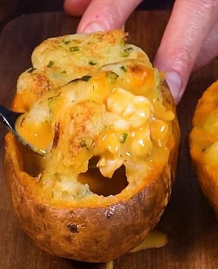 Lobster Bisque Twice-Baked Potatoes