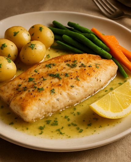 Pescado al vino blanco