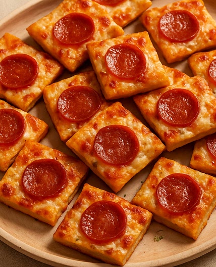 Cuadraditos de ‘Pepperoni’