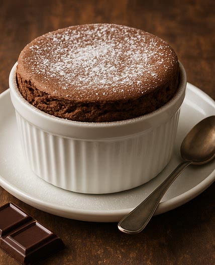 Soufflé de chocolate