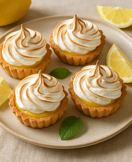 Tortitas de limón y merengue