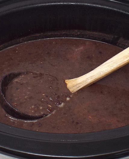 Slow Cooker Cuban Black Bean Soup (Sopa de Frijol Negro)