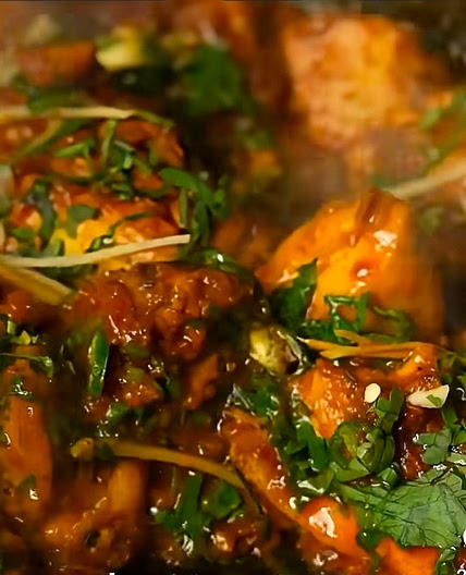Punjabi style fried chicken masala