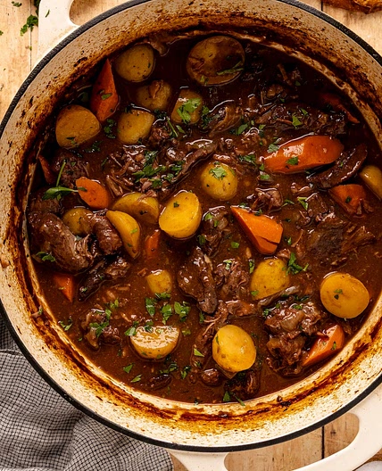 Beef Stew with Carrots & Potatoes