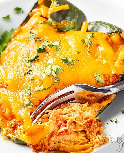 Stuffed Poblano Peppers (No Peel Recipe)
