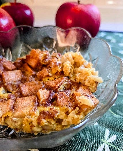 Baked Apple Rice Pudding