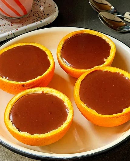 chocolate orange possets