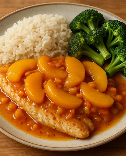 Filete de Pescado al Durazno