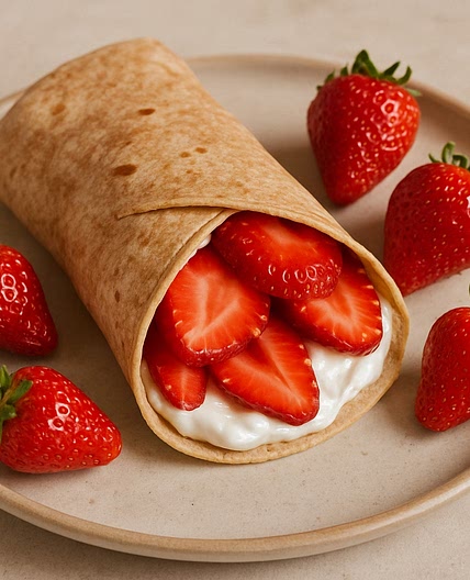 Envuelto de fresas