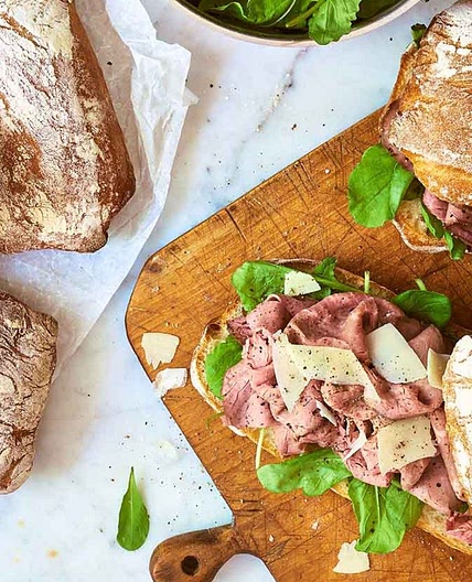 Sourdough Ciabatta Sandwich Rolls