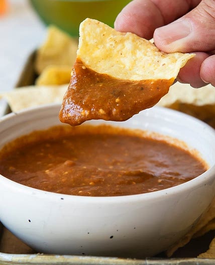 Chipotle Tomatillo-Red Chili Salsa (Copycat)