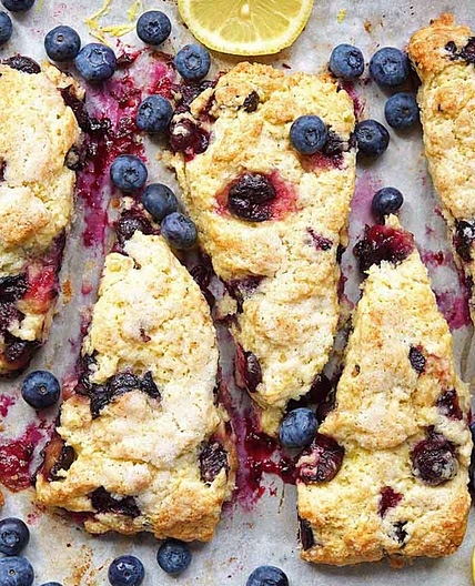 Lemon Blueberry Scones