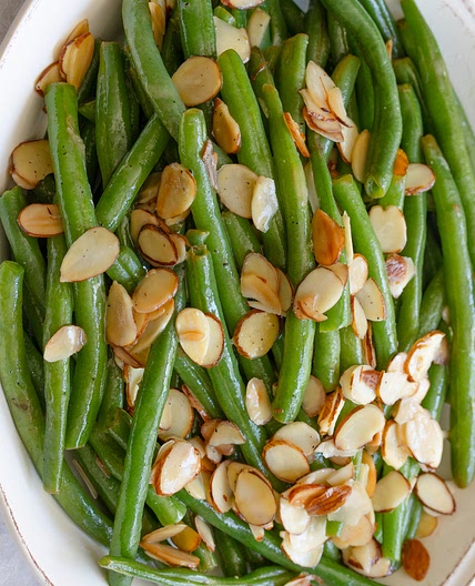 Green Bean Almondine or Haricots Verts Amandine