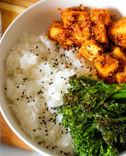 Almond Butter Tofu