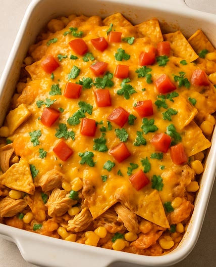 Chicken Taco Casserole