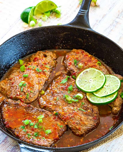 Chili Lime Cube Steaks