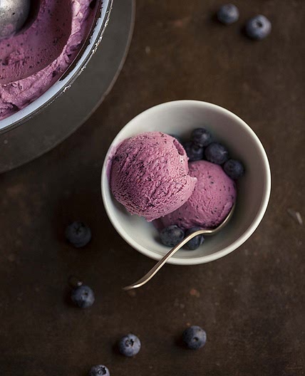Blueberry Cinnamon Ice Cream