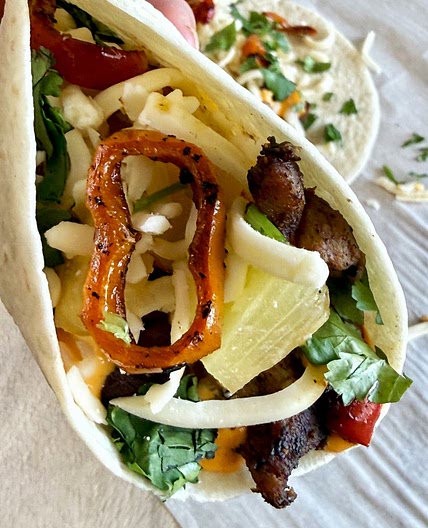 Caribbean Jerk Chicken Tacos