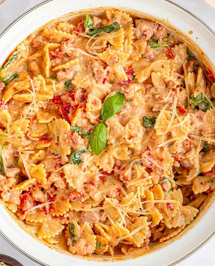 Creamy Sausage Pasta (One Pot, Quick, Decadent!)