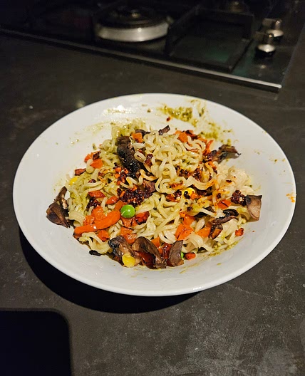 Pesto Maggi Noodles