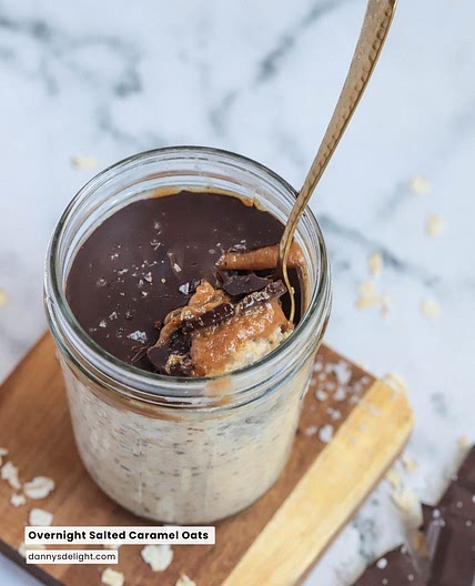 Salted Caramel Overnight Oats