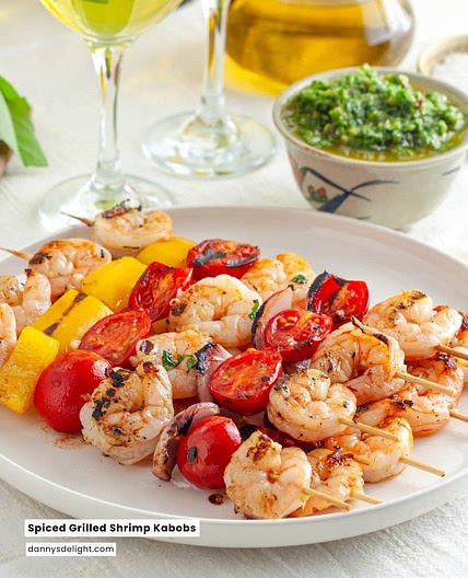 Spiced Grilled Shrimp Kabobs