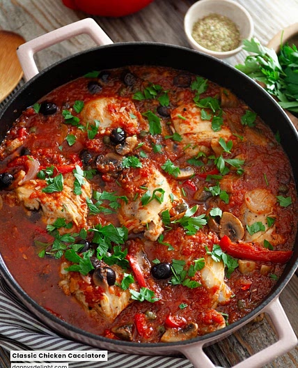 Classic Chicken Cacciatore