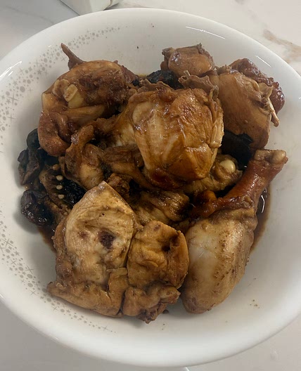 Ginger sesame oil chicken 