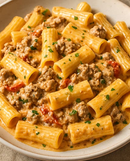 Creamy Italian Sausage Rigatoni