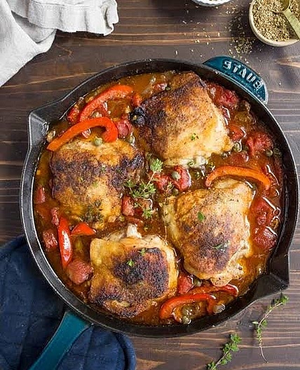 Easy Chicken Cacciatore