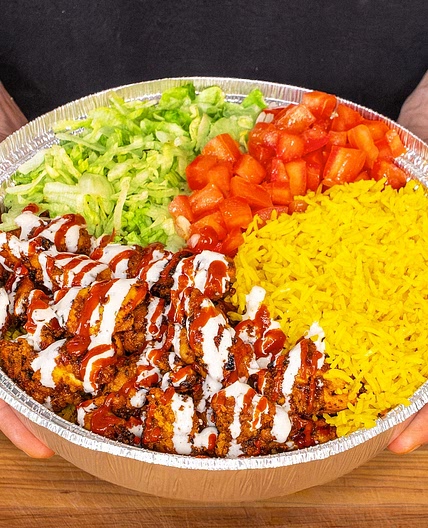 Halal Cart-Style Chicken Over Rice