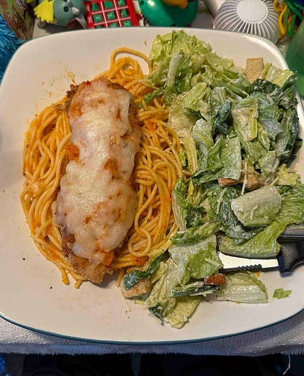 Chicken Parmesan (no ingredients)
