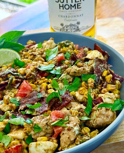 Chicken Bacon Jalapeno Corn Salad