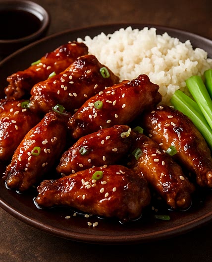 Alitas de pollo Teriyaki