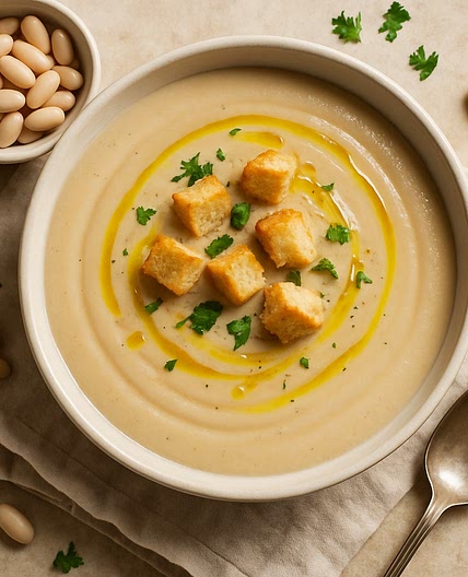 Crema de alubias