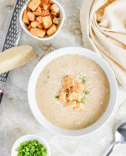 Roasted Cauliflower Soup Recipe