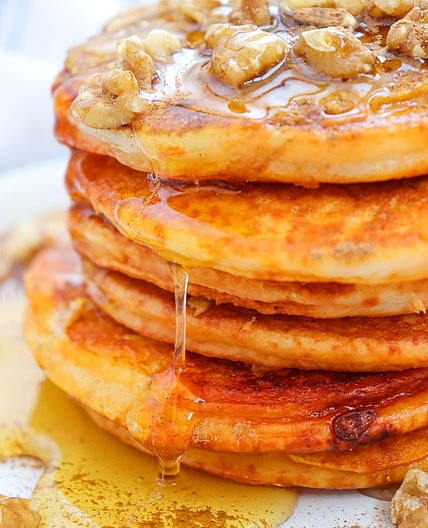 Fluffy Pumpkin Pancakes From Scratch