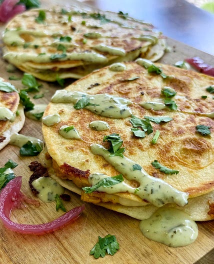 Blackstone Chorizo Breakfast Quesadillas