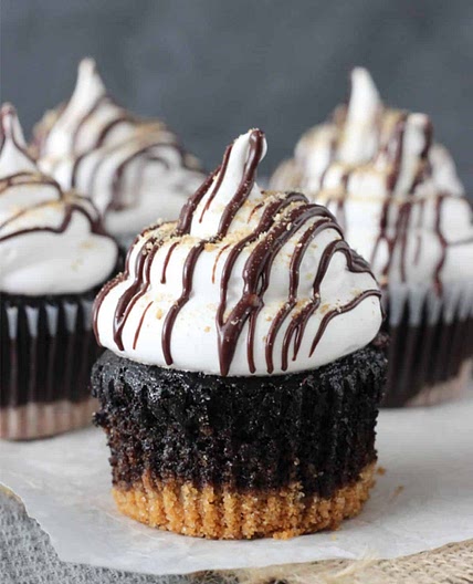 S'mores Cupcakes