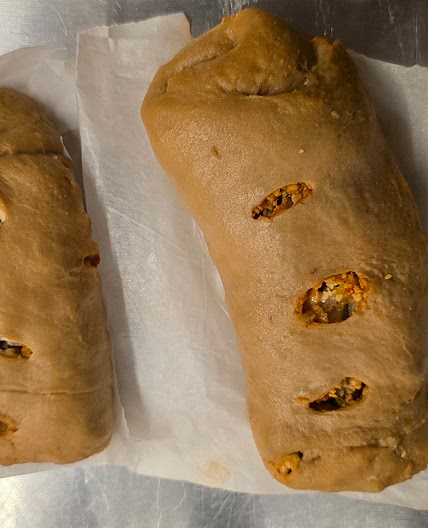 Stromboli (Lupin flour version)