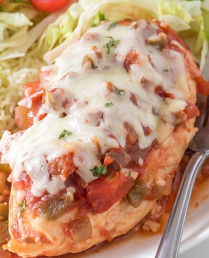 Crockpot Salsa Chicken