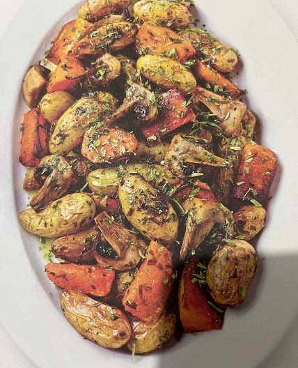 Légumes rôtis au four à l’estragon 