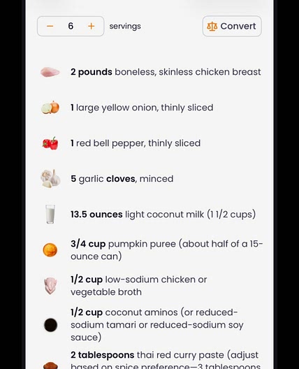 Pumpkin Chicken Curry